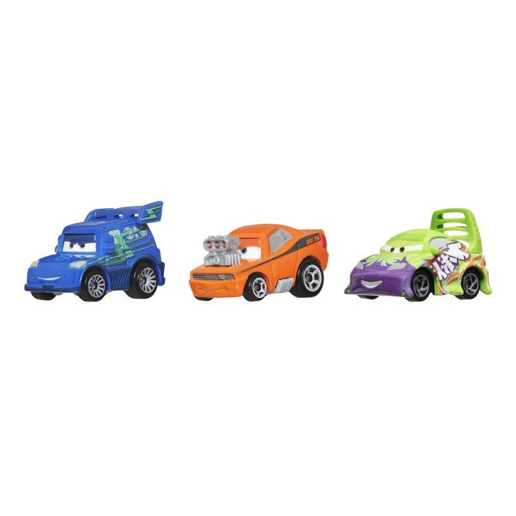 Cars Disney Pixar - Pack de 3 Mini Véhicules (modele aléatoire) - Petite Voiture - 3 ans et + - Disney Pixar Cars - GKG01 Cars Disney Pixar - Pack de 3 Mini Véhicules (modele aléatoire) - Petite Voiture - 3 ans et + - Disney Pixar Cars - GKG01