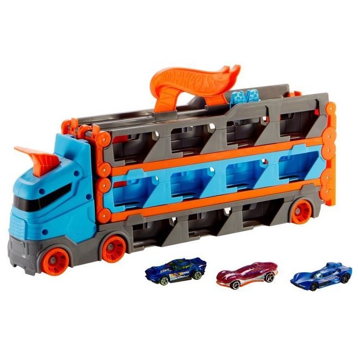 Hot Wheels - Super transporteur extensible - Circuit / Petite voiture - Des 4 ans GVG37 Hot Wheels - Super transporteur extensible - Circuit / Petite voiture - Des 4 ans GVG37