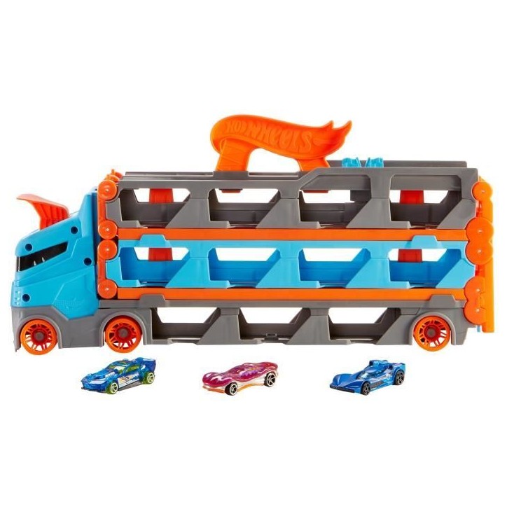 Hot Wheels - Super transporteur extensible - Circuit / Petite voiture - Des 4 ans GVG37 Hot Wheels - Super transporteur extensible - Circuit / Petite voiture - Des 4 ans GVG37