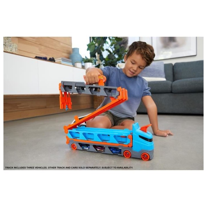 Hot Wheels - Super transporteur extensible - Circuit / Petite voiture - Des 4 ans GVG37 Hot Wheels - Super transporteur extensible - Circuit / Petite voiture - Des 4 ans GVG37