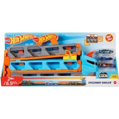 Hot Wheels - Super transporteur extensible - Circuit / Petite voiture