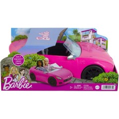 Barbie - Voiture Cabriolet de Barbie - Véhicule poupée mannequin - D