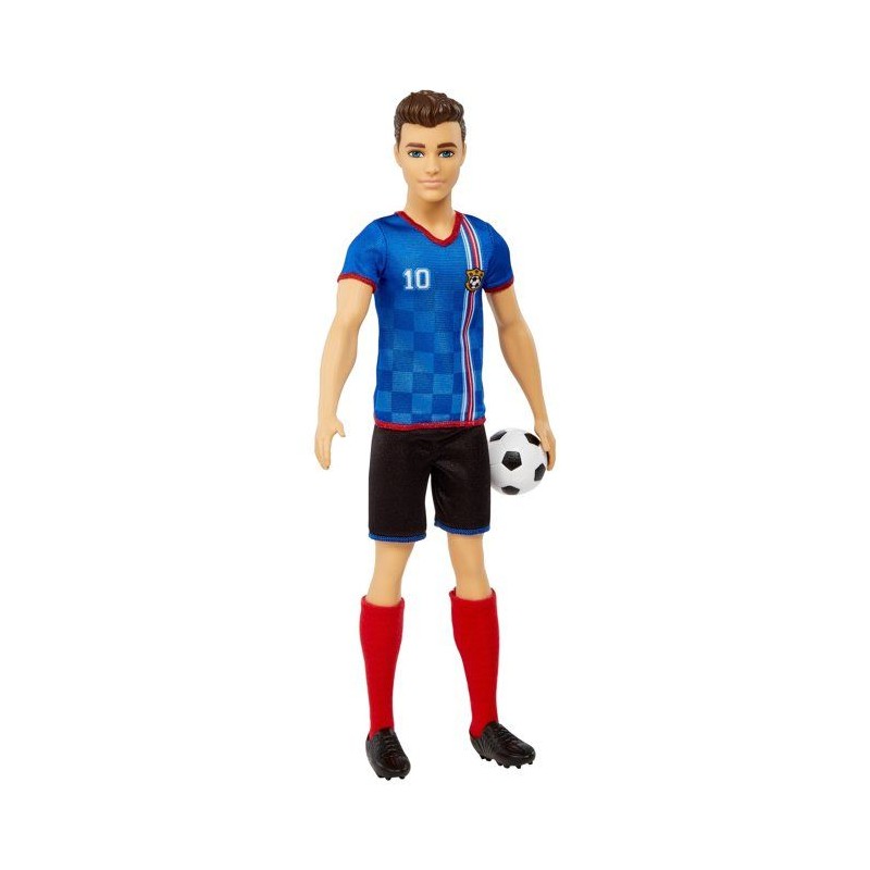 Barbie - Ken Footballeur - Poupée Mannequin - Des 3 ans
