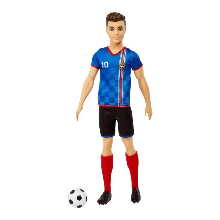 Barbie - Ken Footballeur - Poupée Mannequin - Des 3 ans Barbie - Ken Footballeur - Poupée Mannequin - Des 3 ans