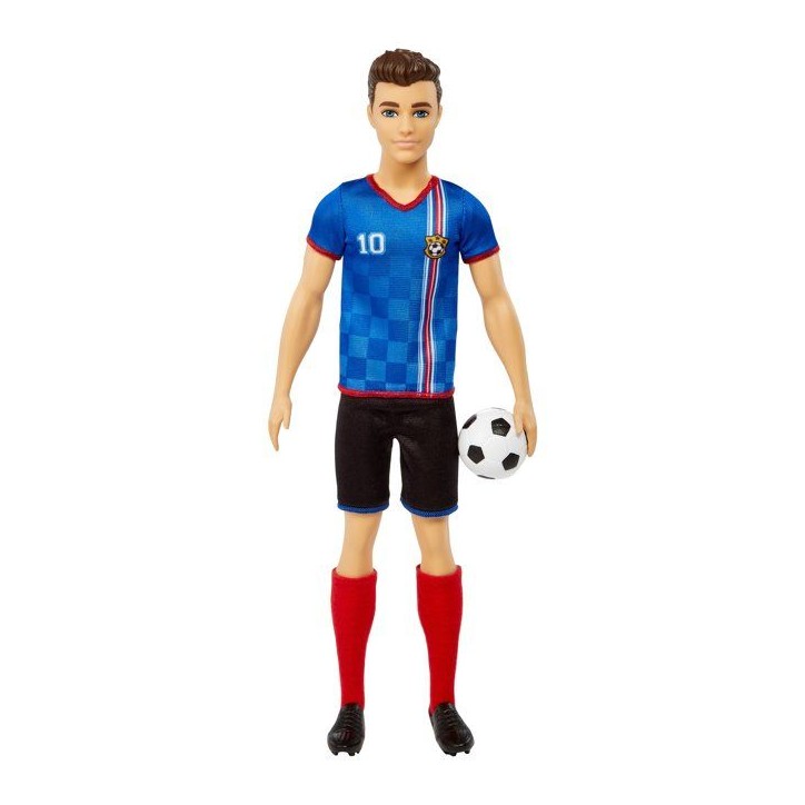 Barbie - Ken Footballeur - Poupée Mannequin - Des 3 ans Barbie - Ken Footballeur - Poupée Mannequin - Des 3 ans
