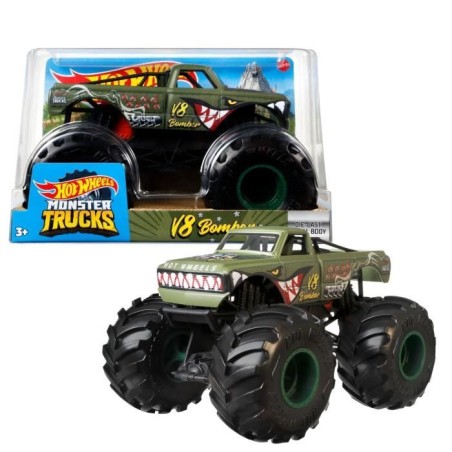 Hot Wheels - Monster Truck 1:24 (Modele aléatoire) - Petite Voiture -