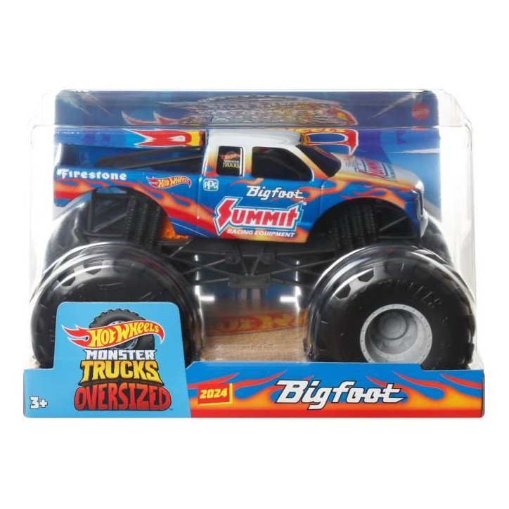 Hot Wheels - Monster Truck 1:24 (Modele aléatoire) - Petite Voiture - 3 ans et + - Hot Wheels - FYJ83 Hot Wheels - Monster Truck 1:24 (Modele aléatoire) - Petite Voiture - 3 ans et + - Hot Wheels - FYJ83