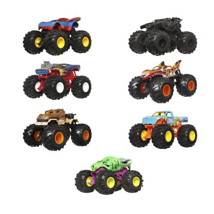 Hot Wheels - Monster Truck 1:24 (Modele aléatoire) - Petite Voiture - 3 ans et + - Hot Wheels - FYJ83 Hot Wheels - Monster Truck 1:24 (Modele aléatoire) - Petite Voiture - 3 ans et + - Hot Wheels - FYJ83