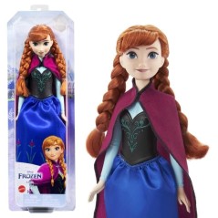 La Reine des Neiges-Anna- Mattel Poupée Disney avec habillage et acce