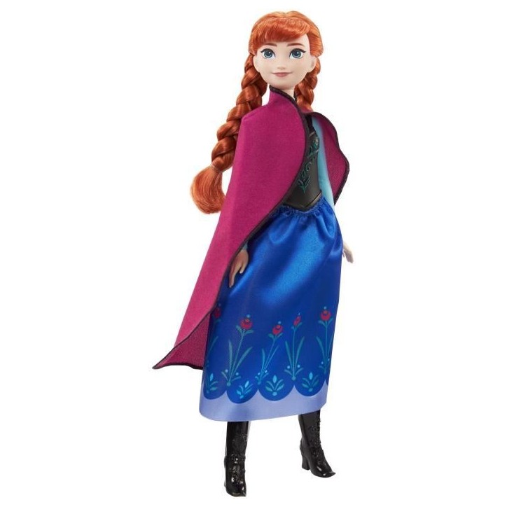 La Reine des Neiges-Anna- Mattel Poupée Disney avec habillage et accessoires HLW49 La Reine des Neiges-Anna- Mattel Poupée Disney avec habillage et accessoires HLW49