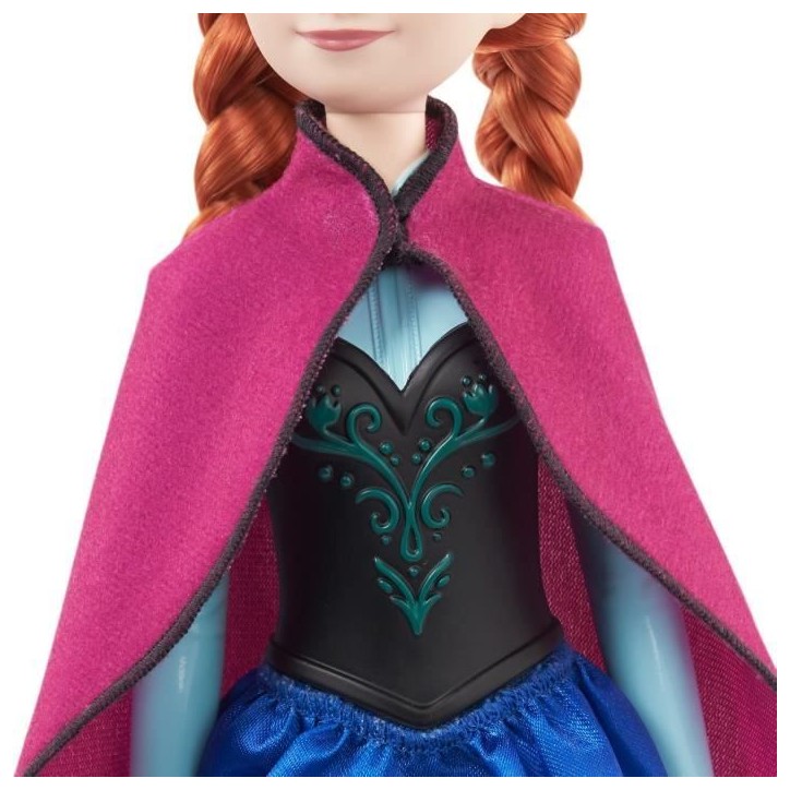 La Reine des Neiges-Anna- Mattel Poupée Disney avec habillage et accessoires HLW49 La Reine des Neiges-Anna- Mattel Poupée Disney avec habillage et accessoires HLW49