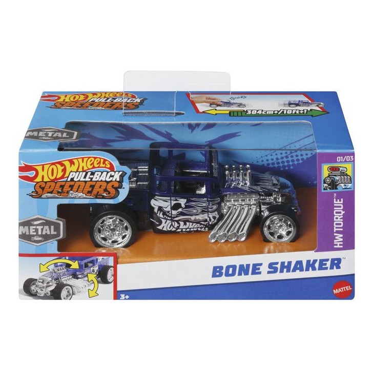 Hot Wheels-Véhicule a Rétrofriction-Coffret échelle 1/43 - Hot Wheels - HPR70 Hot Wheels-Véhicule a Rétrofriction-Coffret échelle 1/43 - Hot Wheels - HPR70