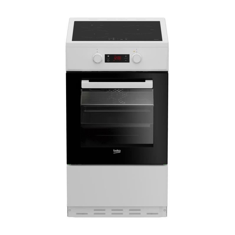 Cuisiniere induction - BEKO - FSM58301WC - 3 feux - 0,92 kwh/cycle - 5 Cuisiniere induction - BEKO - FSM58301WC - 3 feux - 0,92 kwh/cycle - 5