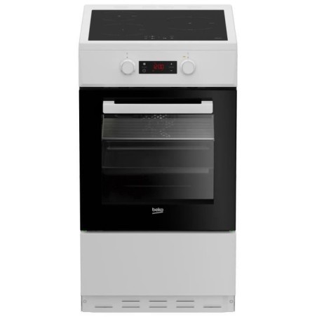Cuisiniere induction - BEKO - FSM58301WC - 3 feux - 0,92 kwh/cycle - 5