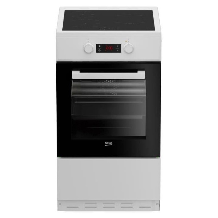 Cuisiniere induction - BEKO - FSM58301WC - 3 feux - 0,92 kwh/cycle - 50cm Cuisiniere induction - BEKO - FSM58301WC - 3 feux - 0,92 kwh/cycle - 50cm