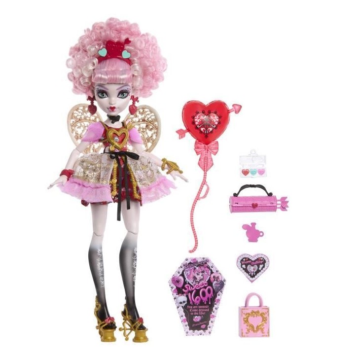 Monster High - Poupée Cupid Asteria Monstrueux Anniversaire - Poupée - Monster High - JBG77 Monster High - Poupée Cupid Asteria Monstrueux Anniversaire - Poupée - Monster High - JBG77