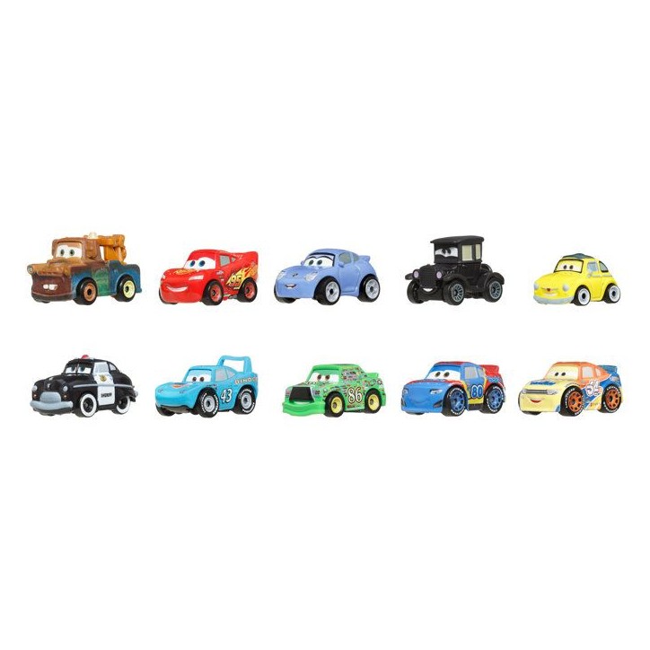CARS DISNEY Pack 10 Mini Véhicules - JBH06