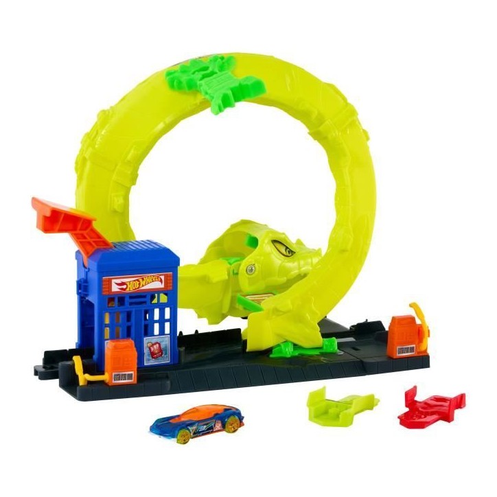 Hot Wheels - Coffret Looping Serpent avec voiture en métal moulé - Hot Wheels - JBM63 Hot Wheels - Coffret Looping Serpent avec voiture en métal moulé - Hot Wheels - JBM63