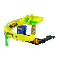 Hot Wheels - Coffret Looping Serpent avec voiture en métal moulé - H
