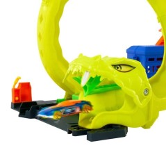 Hot Wheels - Coffret Looping Serpent avec voiture en métal moulé - H