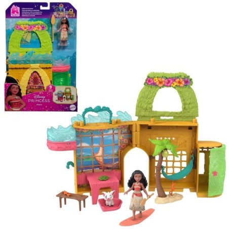 Disney Vaiana Histoires a empiler Coffret de maison de poupée avec un