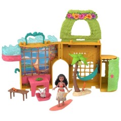 Disney Vaiana Histoires a empiler Coffret de maison de poupée avec un