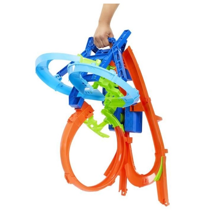 Hot Wheels - Piste Multi Crash - Coffret propulseur motorisé et voiture - Hot Wheels - JFD12 Hot Wheels - Piste Multi Crash - Coffret propulseur motorisé et voiture - Hot Wheels - JFD12