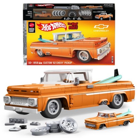Hot Wheels - Coffret de Construction Custom Chevy Pickup 1962 Mattel