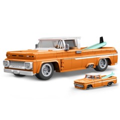 Hot Wheels - Coffret de Construction Custom Chevy Pickup 1962 Mattel