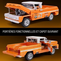 Hot Wheels - Coffret de Construction Custom Chevy Pickup 1962 Mattel