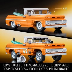 Hot Wheels - Coffret de Construction Custom Chevy Pickup 1962 Mattel