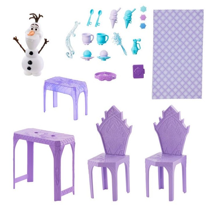 Disney La Reine des Neiges - Palais de glace d'Elsa - Olaf - 21 accessoires - Disney Frozen - JGG41 Disney La Reine des Neiges - Palais de glace d'Elsa - Olaf - 21 accessoires - Disney Frozen - JGG41