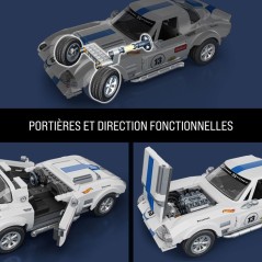 Hot Wheels - Coffret de Construction Corvette Grand Sport - Avec 918 