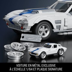 Hot Wheels - Coffret de Construction Corvette Grand Sport - Avec 918 