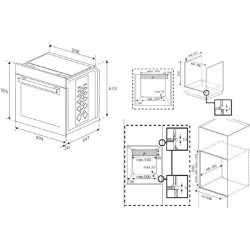 Four encastrable multifonction - Pyrolyse - BEKO - BBIM13500XPSW - Ino