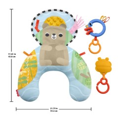 Coussin D'Éveil Bébé - FISHER-PRICE - Sensoriel Multi-Activités -
