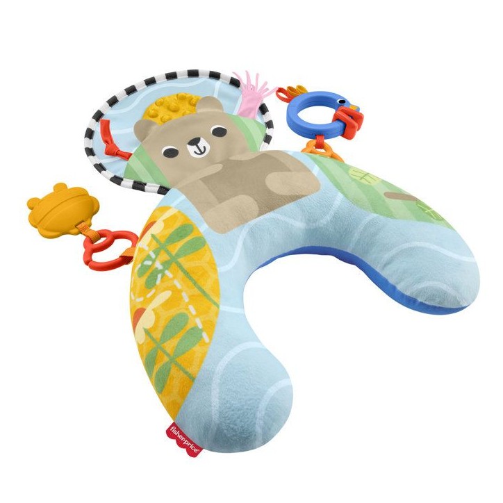 Coussin D'Éveil Bébé - FISHER-PRICE - Sensoriel Multi-Activités - Hochets Et Textures Coussin D'Éveil Bébé - FISHER-PRICE - Sensoriel Multi-Activités - Hochets Et Textures