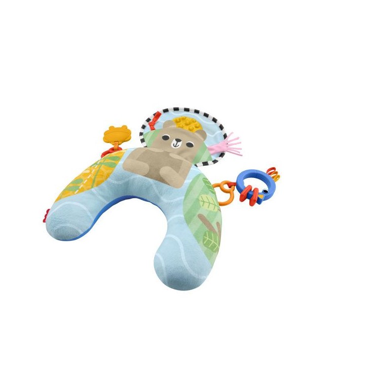 Coussin D'Éveil Bébé - FISHER-PRICE - Sensoriel Multi-Activités - Hochets Et Textures Coussin D'Éveil Bébé - FISHER-PRICE - Sensoriel Multi-Activités - Hochets Et Textures