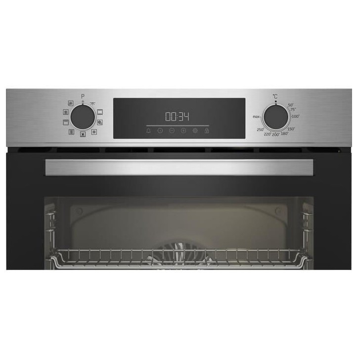Four encastrable - BEKO - BBIM12300XCE - Chaleur pulsée 3D - 72 L - Inox Four encastrable - BEKO - BBIM12300XCE - Chaleur pulsée 3D - 72 L - Inox