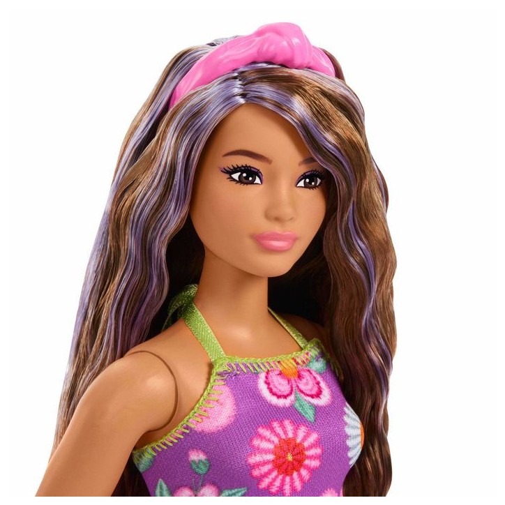 Fashionista - Fete fashionista a fleurie - Barbie - JJN57 Fashionista - Fete fashionista a fleurie - Barbie - JJN57