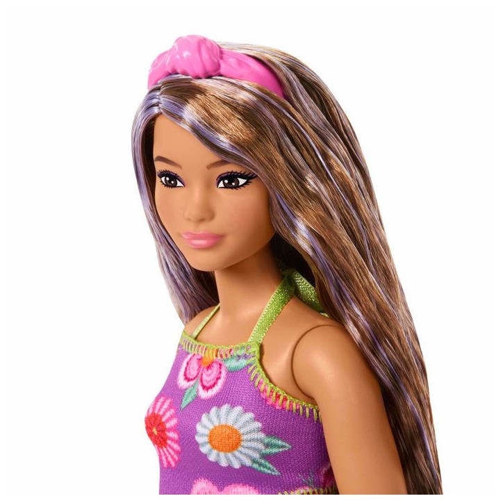 Fashionista - Fete fashionista a fleurie - Barbie - JJN57 Fashionista - Fete fashionista a fleurie - Barbie - JJN57