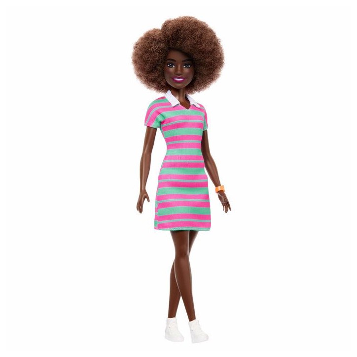 Fashionista - Fete polo a lignes - Barbie - JJN60 Fashionista - Fete polo a lignes - Barbie - JJN60
