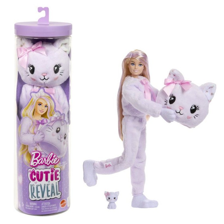 Cutie Reveal - Chat mauve - Barbie - JJP64 Cutie Reveal - Chat mauve - Barbie - JJP64