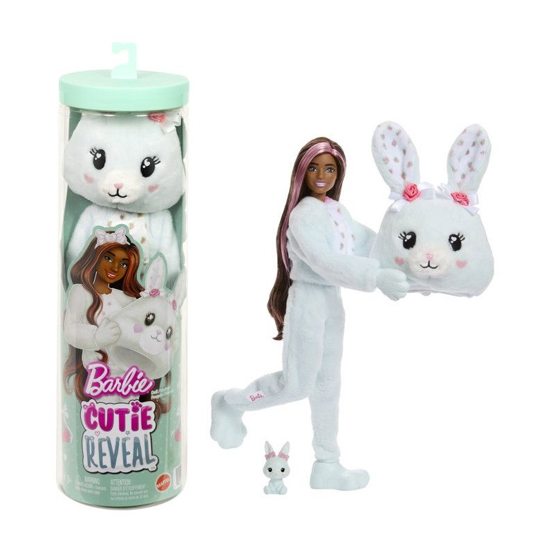 Cutie Reveal - Lapin bleu - Barbie - JJP65