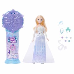 Poupée Jewel Reveal Elsa, La Reine des Neiges, accessoires avec 8 sur