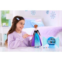 Poupée Jewel Reveal Anna, La Reine des Neiges, accessoires avec 8 sur