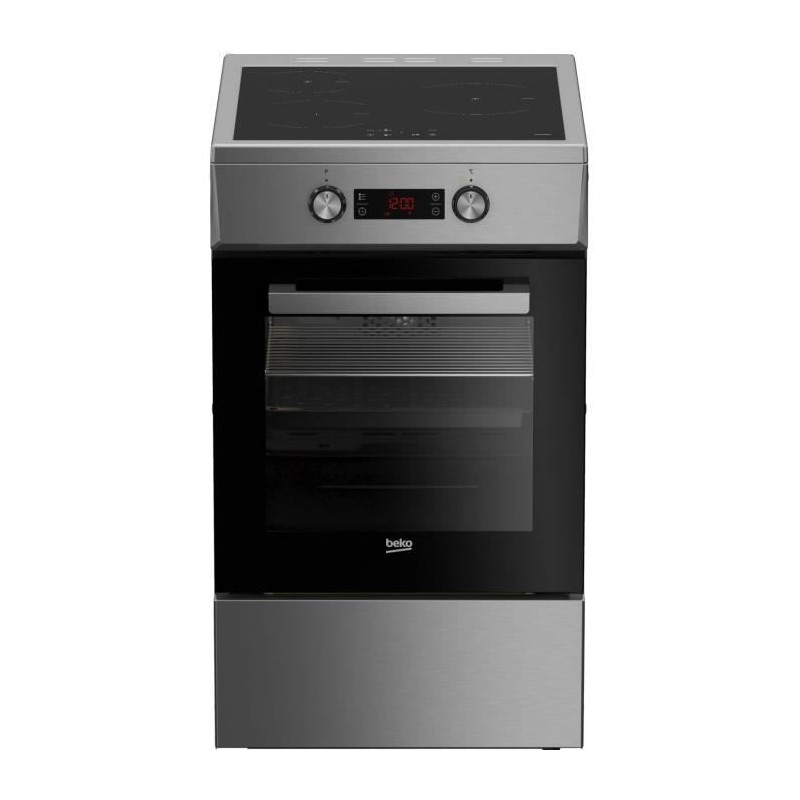 Cuisiniere induction - BEKO - FSM58301XCDT - 3 foyers - 9200 W - 60 cm Cuisiniere induction - BEKO - FSM58301XCDT - 3 foyers - 9200 W - 60 cm
