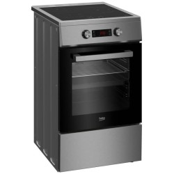 Cuisiniere induction - BEKO - FSM58301XCDT - 3 foyers - 9200 W - 60 cm