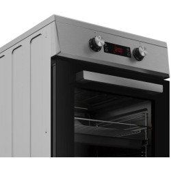 Cuisiniere induction - BEKO - FSM58301XCDT - 3 foyers - 9200 W - 60 cm