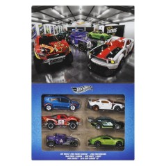 Hot Wheels Coffret Legends, lot de 6 véhicules et camions - en métal